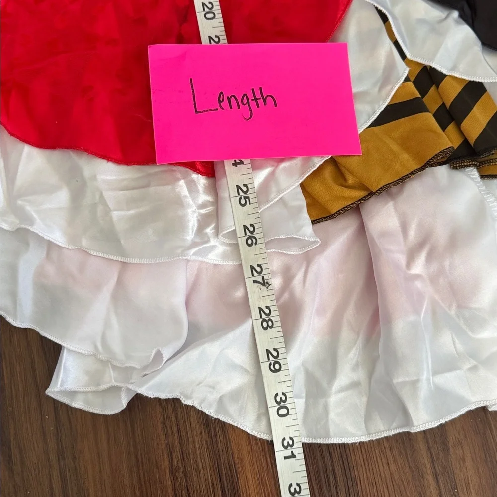 Queen of Hearts Teen XL 4 Piece Costume Dress Halloween Cosplay Disney Villain - Picture 6 of 10